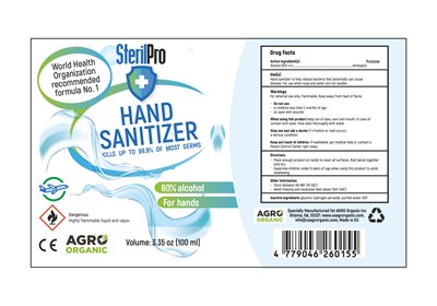 100 mL Bottle (Steril Pro 100ml)